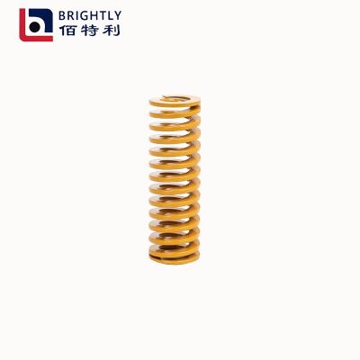 模具彈簧TF黃色國(guó)產(chǎn)壓簧65Mn扁線壓縮矩形彈簧SWF螺旋 8 10 12-60